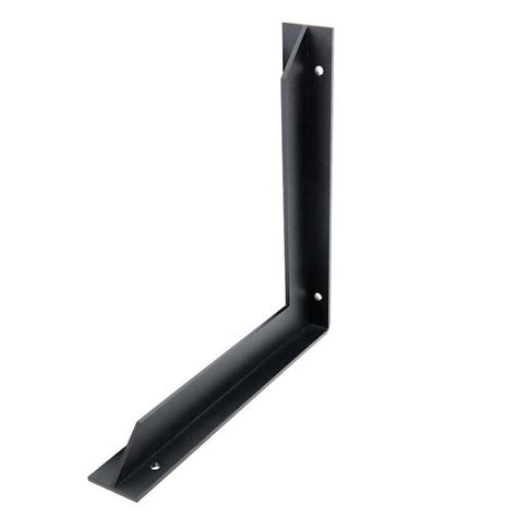 black metal support brackets|heavy duty countertop support brackets.